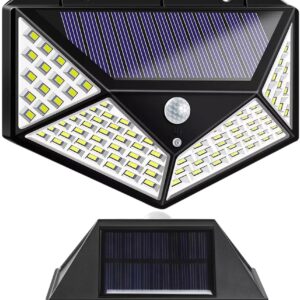Luz Solar LED 1W 600Lm c/ Painel Solar e Sensor Movimento