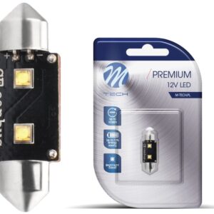 Lampada LED C5W 6W (CANBUS) 36mm Branco 6000K (2 x SMD3535) - M-TECH
