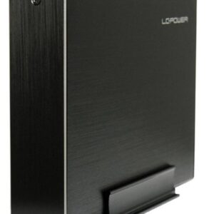 Caixa p/ Disco LC-35U3-Becrux 3.5 SATA (Preto) - LC-POWER