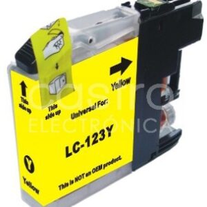 Tinteiro Compativel Brother LC123 XL - Amarelo