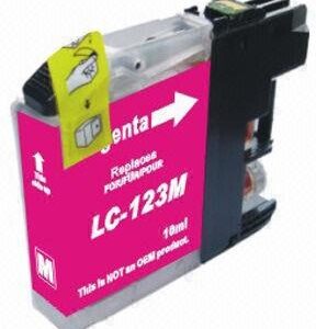 Tinteiro Compativel Brother LC123 XL - Magenta