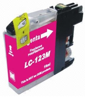 Tinteiro Compativel Brother LC123 XL - Magenta