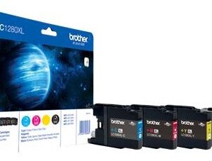 Pack 4x Tinteiros LC1280XLVALBP J6510DW,J6710... (Preto, Azul, Amarelo e Magenta) - Brother