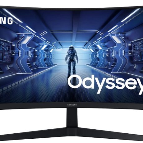 Monitor Curvo Odyssey G5 34 LC34G55TWWPXEN UltraWide Dual Quad HD LED (Preto) - SAMSUNG