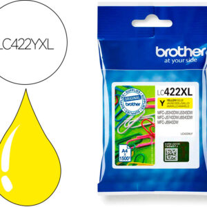 Tinteiro LC-422XlY (Amarelo) - BROTHER