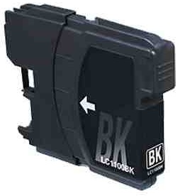 Tinteiro Compativel Brother LC980BK / 1100BK - Preto