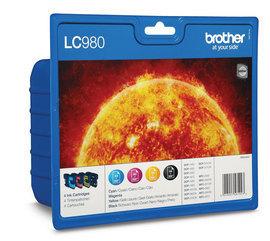 Pack 4x Tinteiros LC-980 (Preto, Ciano, Amarelo, Magenta) - Brother