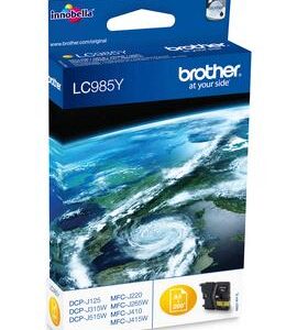 Tinteiro Brother LC985YBP Amarelo P/DCP-J125/J315W/J265W/J4