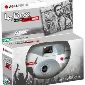 Câmara Fotográfica Descartável LeBox Black/White (36 Fotos) - AGFAPHOTO