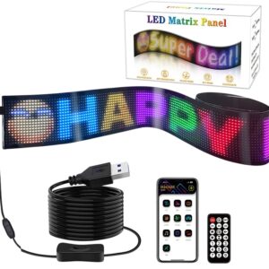 Painel LED Flexível de 12 Caracteres 16px (1762 x 192 mm)