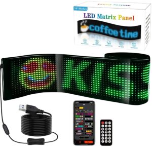 Painel LED Flexível de 6 Caracteres 16px (898 x 192 mm)