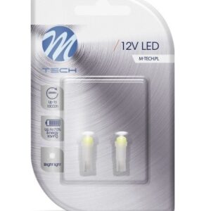 Blister 2x Lampadas 1 LED SMD5050 12V T05 - Branco 6000K