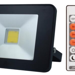 Projector LED IP65 220V Branco 4000K 20W 1600Lm c/ Sensor Presença Discreto - PEREL