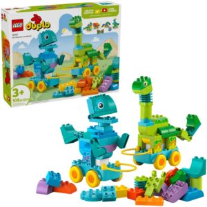 LEGO Duplo: Dinossauros Sobre Rodas 3-EM-1 - LEGO