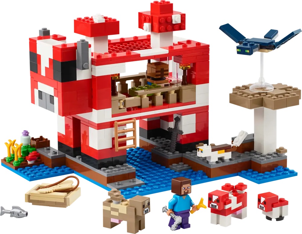 LEGO Minecraft: A Casa Mooshroom - LEGO