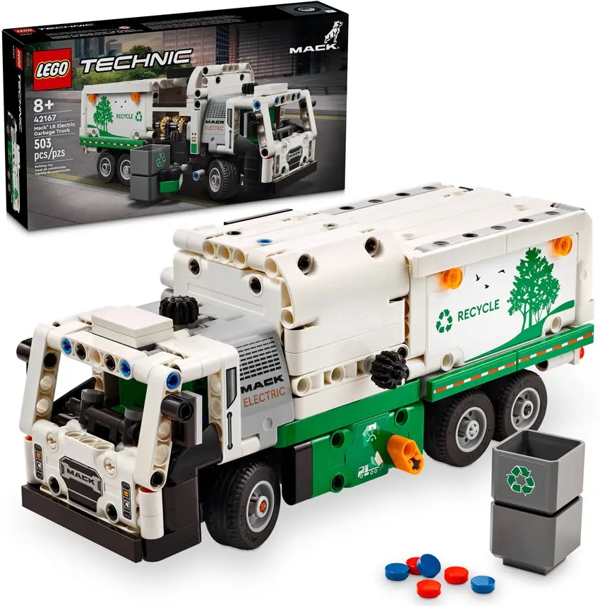 LEGO Technic: Camião do Lixo Mack LR Electric - LEGO
