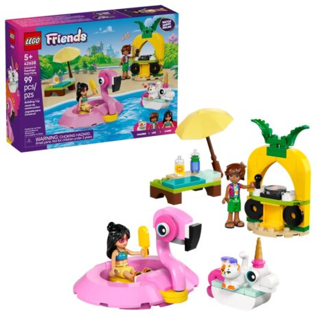 LEGO Friends: Festa na Piscina com Unicórnio e Flamingo - LEGO