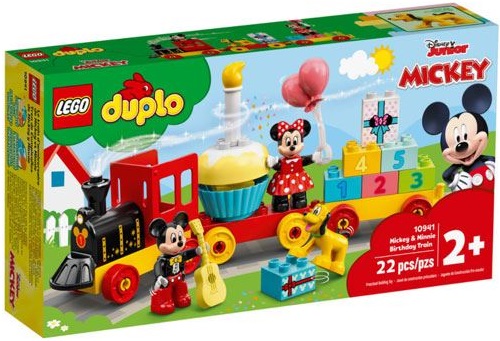 Lego Duplo Comboio Anivers?rio Mickey Minnie - LEGO