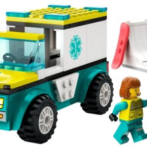 LEGO City: Ambulância de Emergência e Snowboarder - LEGO