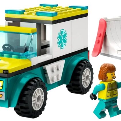 LEGO City: Ambulância de Emergência e Snowboarder - LEGO