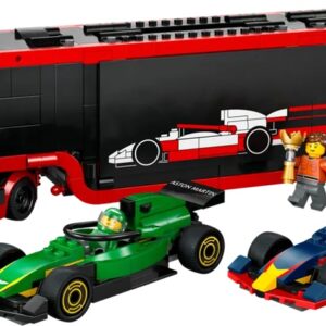 LEGO City: Camião de F1 com Carros de F1 RB20 e AMR24 - LEGO