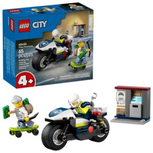 LEGO City: Persegui??o com Mota da Pol?cia - LEGO