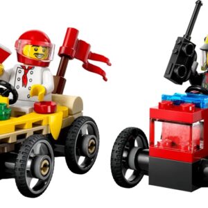 LEGO City: Pack de Carros de Corrida Pizza vs. Carro dos Bombeiros - LEGO