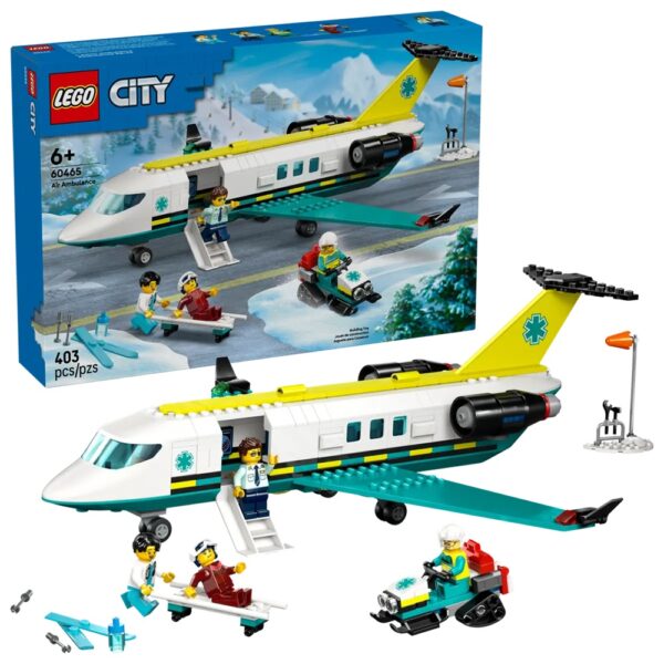 LEGO City: Avião de Ambulância Aérea de Emergência - LEGO