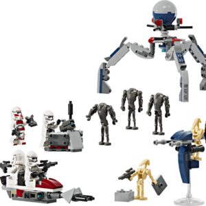 LEGO Star Wars: Pacote de Combate Clone Trooper e Battle Droid - LEGO