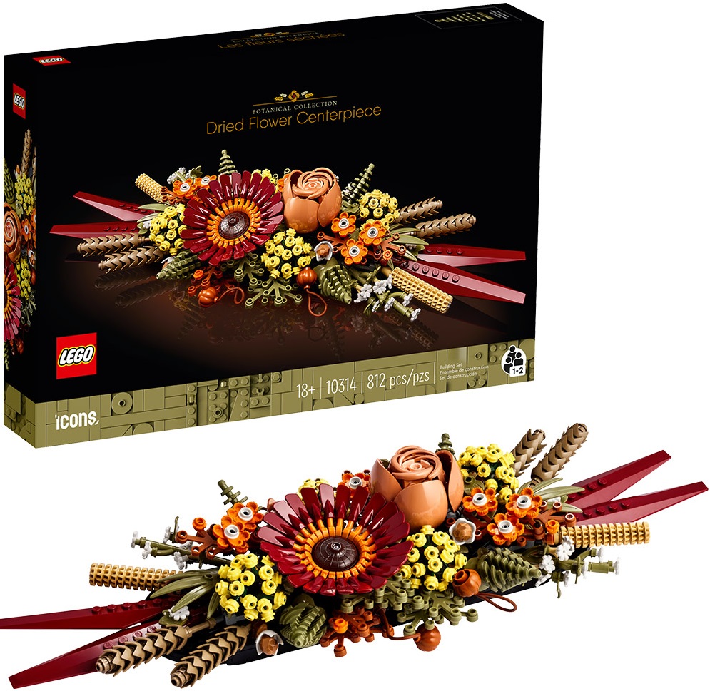 LEGO Icons: Centro de Flores Secas - LEGO