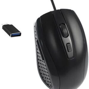 Rato Óptico USB Type-C 2400DPI (Preto) - LIFETECH