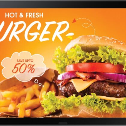 Painel de Apresentação Signage IPS 24 OH24B Full HD Exterior (Preto) - SAMSUNG