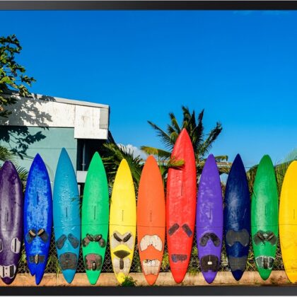 Painel de Apresentação Outdoor Signage LCD 46 OM46B Wi-Fi Full HD (Preto) - SAMSUNG