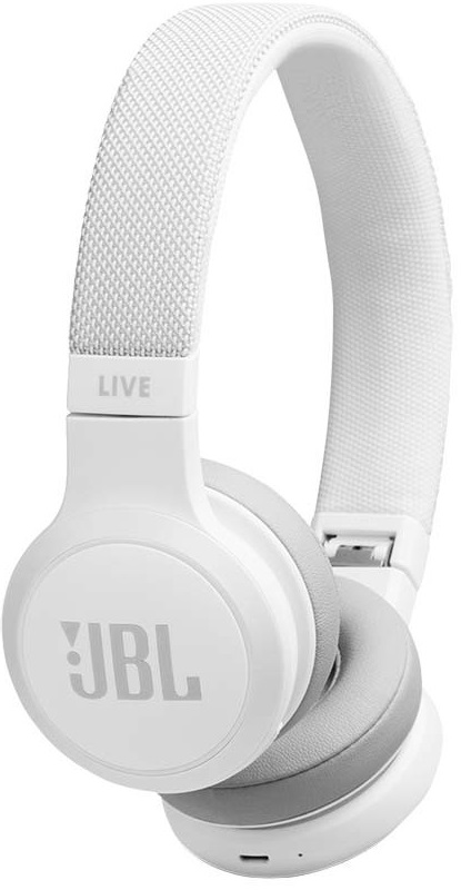 Auscultadores Bluetooth Live 400 (Branco) - JBL