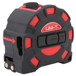 Medidor de Dist?ncias a Laser 2-EM-1 c/ Fita M?trica - UNI-T