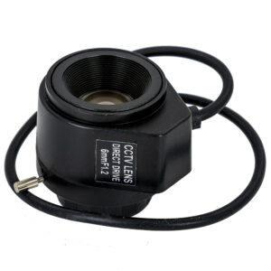 Lente Focagem DC 6 mm 1/3 F1.2 Rosca CS