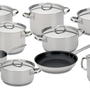 Conjunto de Cozinha Low Cost A em A?o Inoxid?vel (9 Pe?as) - SILAMPOS