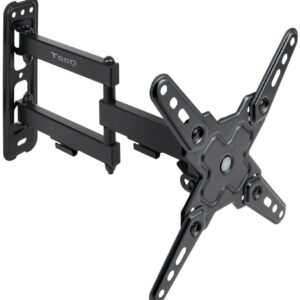 Suporte de Parede p/ Ecrãs 13~43 (Preto) - TooQ