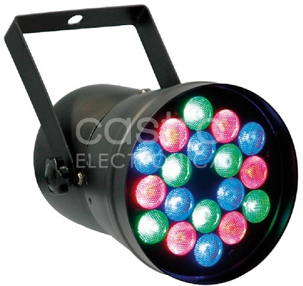 Projector PAR36 18 LEDs x 1W DMX - KOOL SOUND