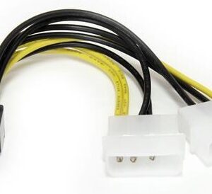 Cabo de Alimentação 2x 4 PIN - PCI 8PIN - STARTECH