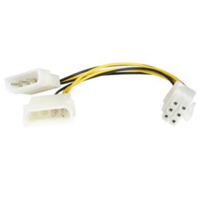 Cabo de Alimentação 4 PIN - 6 PIN - STARTECH