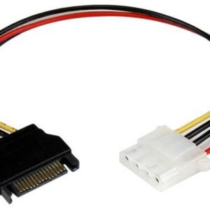 Cabo de Alimentação SATA 15 PIN - Molex 4 PIN - STARTECH