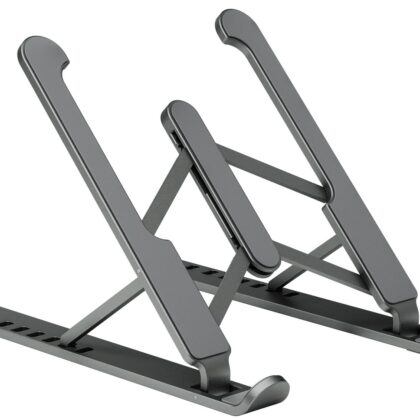 Suporte de Elevação p/ Monitor/Tablets/Livros (Cinza Escuro) - AISENS