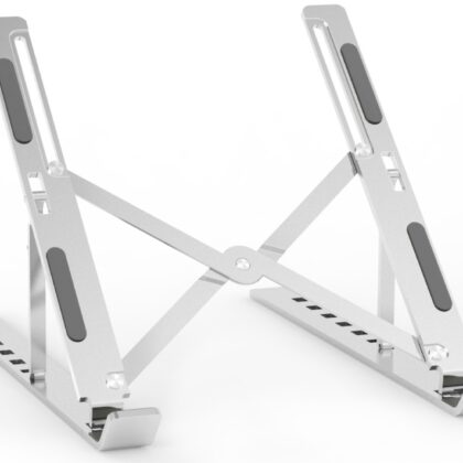 Suporte de Mesa Ajustável p/ Computador e Tablet (Prateado) - AISENS