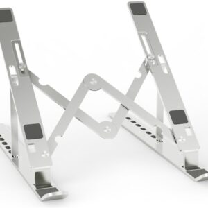 Suporte de Mesa Ajustável p/ Computador e Tablet (Prateado) - AISENS