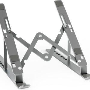 Suporte de Mesa Ajust?vel p/ Computador e Tablet (Cinza) - AISENS