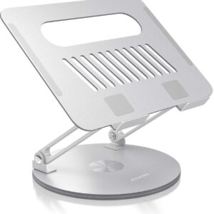Suporte de Mesa Ajustável XL p/ Portátil/Tablet 10-17 (Prateado) - AISENS