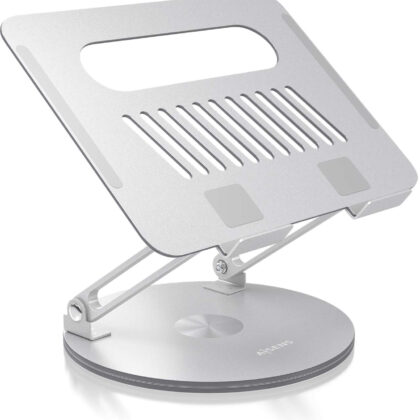 Suporte de Mesa Ajustável XL p/ Portátil/Tablet 10-17 (Prateado) - AISENS