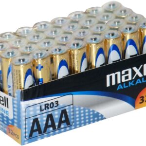 Pack 32x Pilhas Alcalinas 1,5V LR03 AAA - MAXELL