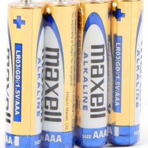 Pack 4 Pilhas Alcalinas 1,5V LR03 AAA - MAXELL